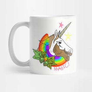 Hipster Unicorn Mug